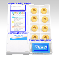 Plaquettes de fraisage BWIN pour usinage CNC, inserts en carbure pour tournage, modèles CNMG, DNMG, SNMG, TNMG, VNMG, WNMG, APKT16, APMT