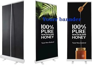 Bannière publicitaire enroulable personnalisée, présentoir publicitaire rétractable, bannière pop-<span class=keywords><strong>up</strong></span>, support de bannière déroulante - Product Image 3