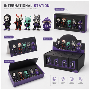 Figurines PVC personnalisées Goth Punk Crâne Alien, Diable cornu, Loup-garou, Champignon <span class=keywords><strong>Mutant</strong></span>, Thème Gothique, Mascotte de collection Halloween - Product Image 6