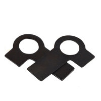 Hot Sale Stainless Steel Plain Finish Internal Tooth Tab Washers with Long and Short Tab DIN 463