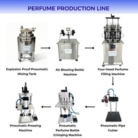 Machine de capsulage automatique rotative pour flacons de parfum, capsuleuse de bureau haute vitesse pour flacons en verre de pompe pulvérisatrice, lotion, shampoing