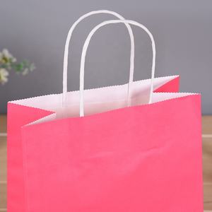 Sacs en papier kraft personnalisés avec votre logo – Emballage à emporter pour la restauration rapide – Impression numérique en usine – Sacs à poignée pour cadeaux, vêtements et chaussures - Product Image 3