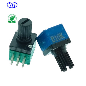 Amplificateur audio-vidéo haute qualité 10k 20k 47k 50K 100k alpha RV097 cts ALPS 10k potentiomètre rotatif 10k avec axe en plastique - Product Image 2