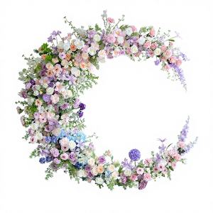 Set Floral para Boda Europea DD03070 Rosa Púrpura, Decoración de Ventana, Fondo de Simulación, Arco Floral - Product Image 1