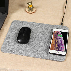 QLM Custom Mirco Fiber Office Wireless Charger Mouse Pad <strong>Mousemat</strong> for Officer - Product Image 3