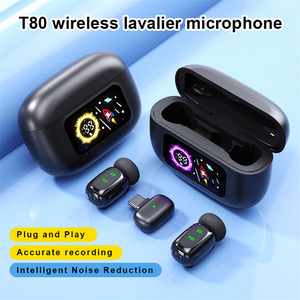 ไมโครโฟนสตรีมมิ่งแบบสด ระบบตัดเสียงรบกวนอัจฉริยะ พกพาสะดวก สำหรับการสตรีมช้อปปิ้งสด ละครสั้น - Product Image 1