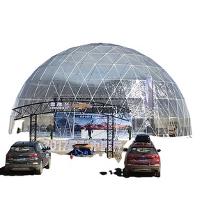 Chevrolet 25m Diameter Transparent Dome <b>Tent</b> Waterproof Exhibition <b>Tent</b> All Seasons <b>Large</b> Space Trade Show <b>Tents</b> - Product Image 1