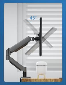 Khí mùa xuân màn hình cánh tay 13-32 ''<span class=keywords><strong>inch</strong></span> nhôm màn hình bàn gắn kết với xoay/Tilt/xoay màn hình máy tính đứng - Product Image 4