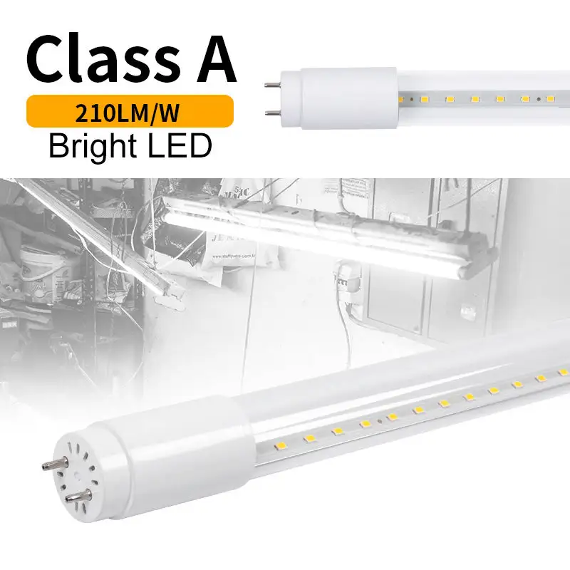 Nuevo diseño de ahorro de energía clase A alto lumen 210 Lm/W T8 tubo Led 1500mm 18W 3240lm tubo Led
