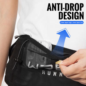 Ceinture de sport de haute qualité de la marque WRELS, ceinture de sport élastique réglable, sac de taille de sport tendance, ceinture de course à pied pour marathon, sacs de taille - Product Image 5
