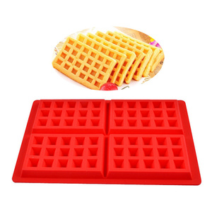 Commercio all'ingrosso di buona qualità di vendita del silicone Waffle Muffa/Muffa <span class=keywords><strong>per</strong></span> fare deliziosa colazione cialde - Product Image 1