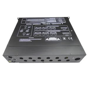 मंच प्रकाश नियंत्रक 6CH DMX Dimmer के पैक कारखाने की आपूर्ति