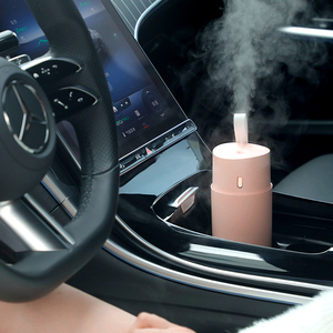 Portable 300ml Mini lumière LED tasse vaporisateur humidificateur double arôme humide diffuseur d'huile essentielle <span class=keywords><strong>H2O</strong></span> pour voiture maison plastique aromathérapie - Product Image 5