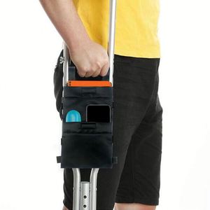 Crutch Accessories Bag, Multi-purpose Crutch Accessories Storage Pouch Under Arm Kickstand Storage Bag Crutch Storage Bag - Product Image 1