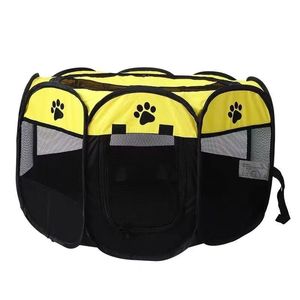 Cross-border pet octagonal fence, dog <b>cage</b>, large dog and cat <b>cage</b>, whelping box, foldable large-sized home pet supplies - Product Image 3