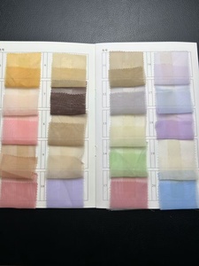 Vente en gros de <span class=keywords><strong>tissu</strong></span> de style moderne prêt à l'emploi bon marché Voile organza pour salon <span class=keywords><strong>Tissu</strong></span> pour rideaux en polyester lisse transparent - Product Image 6