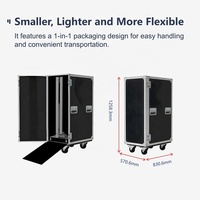 Schermo LED Pieghevole P1.8/P2/P2.5 con Flight Case, Segnaletica Digitale Portatile per Pubblicità