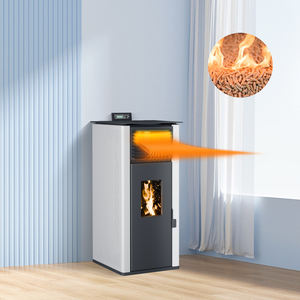 PANSEE Poêle à granulés 10KW Carburant à biomasse écologique à faibles émissions Protection domestique verte - Product Image 5