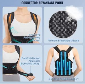 เข็มขัดพยุงหลังส่วนบน ขายดี ช่วยปรับท่าทางหลัง สำหรับผู้หญิงและผู้ชาย - Product Image 5