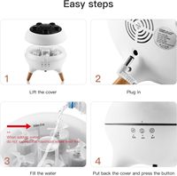 Nouveautés : Diffuseur d'arômes méduse dynamique 250 ml, humidificateur d'air ultrasonique portable pour la maison