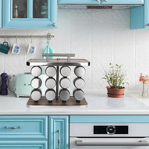 12ชิ้นสร้างสรรค์ขวดเครื่องเทศผู้ถือแก้วชุดสำหรับร้านค้า - Product Image 3