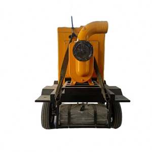 Pompe à moteur diesel auto-amorçante à grand débit, équipement de traitement de l'eau, camion-pompe mobile - Product Image 1