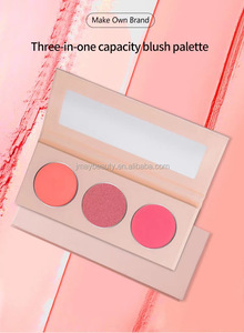 <span class=keywords><strong>Palette</strong></span> de surligneurs minéraux végétaliens avec 3/4/6 couleurs OEM/ODM Private Label Highlight Contour Blush Makeup Powder Form - Product Image 3