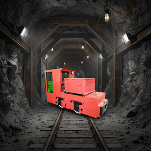 <span class=keywords><strong>Locomotive</strong></span> minière électrique à batterie lithium-ion de 2,5 t, poids propre de 3,5 kW, chariot ferroviaire antidéflagrant pour mines - Product Image 1