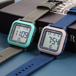 Relojes Deportivos Cuadrados Electrónicos con Retroiluminación LED OEM, Resistentes al Agua hasta 50 m, para Hombre, con Fecha Digital, Semana, Mes, Calendario, Cronógrafo, Alarma, para Niños - Product Image 3