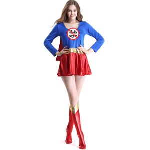 Disfraces de <span class=keywords><strong>Superwoman</strong></span> al por Mayor para Halloween, Ropa de Escenario para Adultos, Tallas Grandes, Vestidos Elegantes y Sensuales - Product Image 4