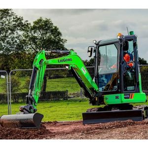 LiuGong 9027FE Electric Excavator 2.75 Ton Zero Fuel Costs 20.6kWh <b>Battery</b> 1.5H Fast Charge 0.08m3 Bucket Compact Micro Digger - Product Image 1