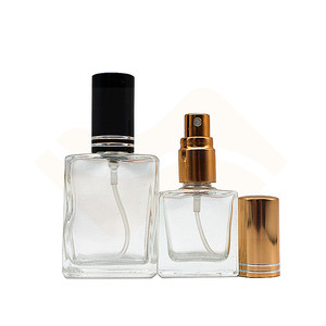 Flacone Spray in Vetro Trasparente Rettangolare per Profumo da Uomo, con Erogatore a Pompa, 10ml 15ml, Vendita all'Ingrosso - Product Image 3
