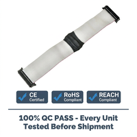 Cable Plano IDC de 10/14/16 Pines, Paso de 2.54mm, Adaptador Hembra-Hembra, PTFE/PBT, IP65, Conjunto de Cableado para GPIO/JTAG/AVR