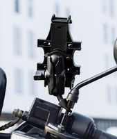 Support de téléphone pour moto à dégagement rapide JDR 8303 pour la navigation par smartphone