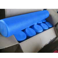 Rouleau de mousse de massage à haute densité ensemble de rouleaux de mousse de yoga durables en gros rouleau de mousse