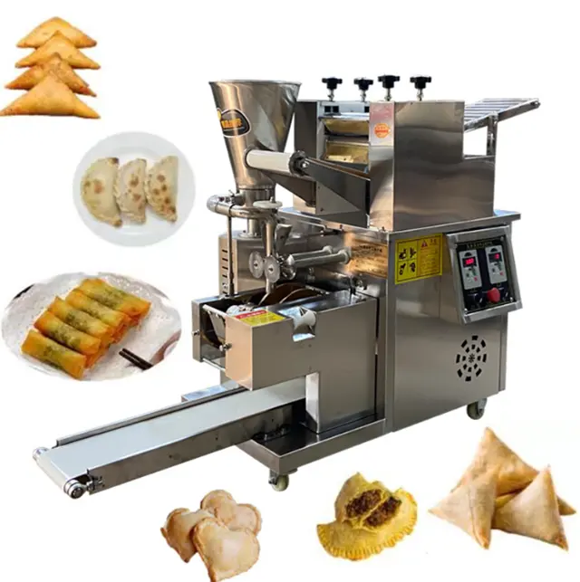 Máquina China semiautomática para hacer dumplings, máquina plegable para hacer dumplings, máquina automática para pequeñas empresas