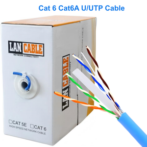 Câble réseau <span class=keywords><strong>Ethernet</strong></span> LAN <span class=keywords><strong>Cat</strong></span> 5e <span class=keywords><strong>6a</strong></span> 6 Cat5e Cat6a Cat6 UTP FTP SFTP haute vitesse 305m en boîte avec prix de gros bas - Product Image 1
