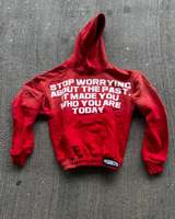 Sweat à capuche lourd 100% coton pour hommes Design personnalisé avec bouffée de style de rue rétro et impression de lettres ODM Supply