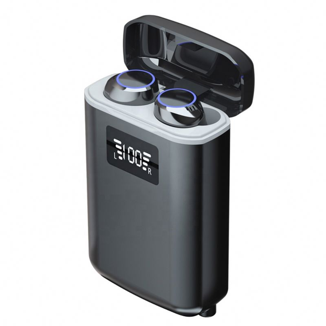 Large Capacity Wireless Earphone Headset Power Bank With BT Earphones Stereo Mini in Ear Earbuds