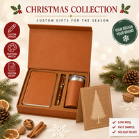Carnet A5 personnalisé en papier rigide motif écaille de tortue caramel et gobelet à stylo avec boîte en PU – Coffret cadeau d'entreprise
