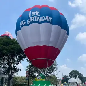 Montgolfière gonflable grand objet de décoration montgolfière pleine grandeur