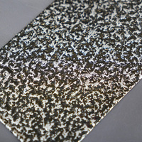 Revêtement en poudre métallique par application électrostatique, finition rugueuse texturée martelée en cuivre antique, époxy-polyester