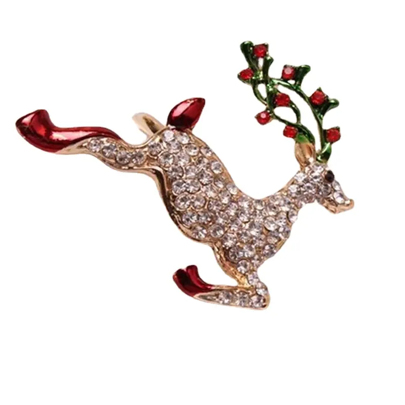 동물 냅킨 링 호텔 부드러운 크리스마스 날 장식 파티 용품 장식 홈 장식 냅킨 버튼 크리스마스 엘크 금속 귀여운