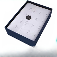 Logo papier de soie résistant à l'humidité et à la graisse pour les boîtes-cadeaux emballage de fleurs bijoux vêtements emballage revêtement de cire pour chaussettes