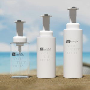 Bouteille de <span class=keywords><strong>mousse</strong></span> nettoyante visage ronde à pression 100 ml 150 ml pour recharge, flacon transparent pour <span class=keywords><strong>mousse</strong></span> cosmétique en stock - Product Image 6