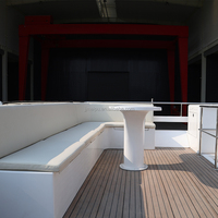 Yacht de croisière de luxe de 50 pieds en fibre de verre, type diesel, neuf, pour des aventures aquatiques confortables et des excursions panoramiques