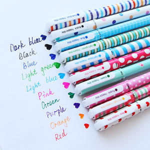 Nouveauté coréenne ensemble de stylos à encre gel multicolore <span class=keywords><strong>dessin</strong></span> animé marqueur couleur de l'eau surligneur ensemble de stylos dessiner <span class=keywords><strong>Doodle</strong></span> mignon stylo à bille - Product Image 6