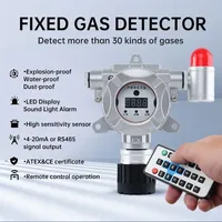 Detector de Fugas de Metano Industrial, Sensor de Alarma Modelo DR500 IP66 0-100 LEL para Detección de Gas Combustible Industrial