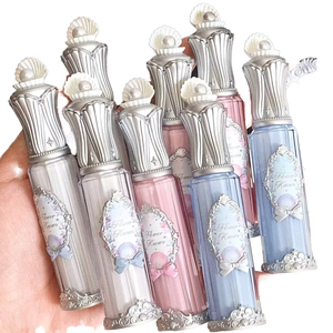 Flower Knows Shell's Jewel Lip <span class=keywords><strong>Essence</strong></span>, Lápiz Labial Líquido Mineral, Resistente al Agua, Larga Duración, Cuidado Labial Transparente, Maquillaje con Efecto Espejo - Product Image 5