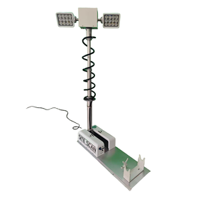 Menara Lampu Teleskopik Penyelamat LED TY-CFW IP65 1.8M 2*200w, Terpasang di Atap Mobil, untuk Truk Pemadam Kebakaran Darurat, DC12/24/AC220V - Product Image 1